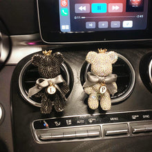 Load image into Gallery viewer, Personality Charm Cute Bear Car Perfume Fragrance Diffuser Air Vent Outlet Aromatherapy Clip Auto Vents Scent Parfume Car Decor