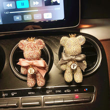 Load image into Gallery viewer, Personality Charm Cute Bear Car Perfume Fragrance Diffuser Air Vent Outlet Aromatherapy Clip Auto Vents Scent Parfume Car Decor