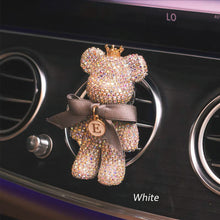 Load image into Gallery viewer, Personality Charm Cute Bear Car Perfume Fragrance Diffuser Air Vent Outlet Aromatherapy Clip Auto Vents Scent Parfume Car Decor
