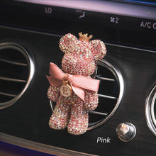 Load image into Gallery viewer, Personality Charm Cute Bear Car Perfume Fragrance Diffuser Air Vent Outlet Aromatherapy Clip Auto Vents Scent Parfume Car Decor