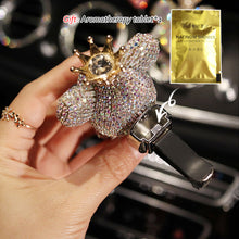 Load image into Gallery viewer, Cartoon Charm Bear Air Ball Freshener Ornaments Creative Crystal Diamond Decoration Outlet Car Airball Aromatherapy Accessories