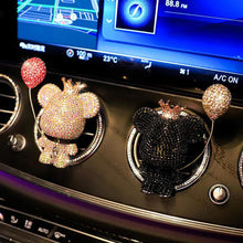Load image into Gallery viewer, Cartoon Charm Bear Air Ball Freshener Ornaments Creative Crystal Diamond Decoration Outlet Car Airball Aromatherapy Accessories