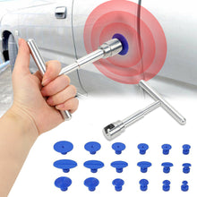 Load image into Gallery viewer, 19pcs/set Universal Car Dent Puller Plastic Suction Cup For Pulling Vehicle Remove Dents Tabs Sheet Metal Repair Tool Kit Hammer