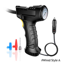 Load image into Gallery viewer, 120W Car Air Compressor Wireless Inflatable Pump Rechargeable Portable Air Pump Car Tire Inflator Digital for Car Bicycle Balls