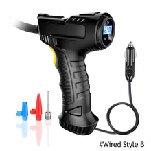 Load image into Gallery viewer, 120W Car Air Compressor Wireless Inflatable Pump Rechargeable Portable Air Pump Car Tire Inflator Digital for Car Bicycle Balls