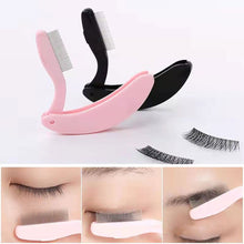 Load image into Gallery viewer, Foldable Ultra-fine Steel Needle Eyebrow Eyelashes Comb Portable Eye Brow Extension Brush Metal Comb Cosmetic Makeup Tools