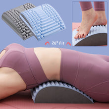 Load image into Gallery viewer, Lower Back Pain Relief Treatment Stretcher Chronic Lumbar Support Waist Stretcher Corrector Cushion Cervical Exercise Back Stretch