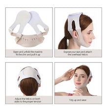 Load image into Gallery viewer, Silicone V Line Face Slimming Bandage Women Chin Cheek Lift Up Belt Face Shaper Facial Anti Wrinkle Strap Skin Care Beauty Tools