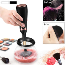 Load image into Gallery viewer, Electric Makeup Brush Cleaner Dryer Set Machine Silicone Makeup Brushes Washing Cleaning Tool Automatic Cosmetic Brushes Cleaner