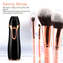 Load image into Gallery viewer, Electric Makeup Brush Cleaner Dryer Set Machine Silicone Makeup Brushes Washing Cleaning Tool Automatic Cosmetic Brushes Cleaner