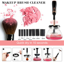 Load image into Gallery viewer, Electric Makeup Brush Cleaner Dryer Set Machine Silicone Makeup Brushes Washing Cleaning Tool Automatic Cosmetic Brushes Cleaner