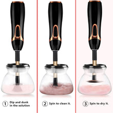 Load image into Gallery viewer, Electric Makeup Brush Cleaner Dryer Set Machine Silicone Makeup Brushes Washing Cleaning Tool Automatic Cosmetic Brushes Cleaner