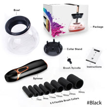 Load image into Gallery viewer, Electric Makeup Brush Cleaner Dryer Set Machine Silicone Makeup Brushes Washing Cleaning Tool Automatic Cosmetic Brushes Cleaner