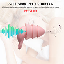 Load image into Gallery viewer, Soft Silicone Soundproof Earplugs Sleeping Ear Plugs Anti-Noise Protection Earplugs for Ear Travel Portable Ear Plugs