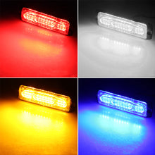 Load image into Gallery viewer, 12LED Emergency Ambulance Strobe Light 16 Modes Flashing Lighting Pickup Trucks Side Warning Signal Lamp