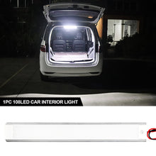 Load image into Gallery viewer, 1PC 108LED Car Interior Light Strip Bar Lamp Van Bus Caravan On/Off Switch Trunk Lamp Led Luggage Compartment Light