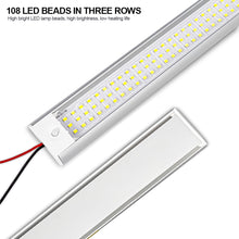 Load image into Gallery viewer, 1PC 108LED Car Interior Light Strip Bar Lamp Van Bus Caravan On/Off Switch Trunk Lamp Led Luggage Compartment Light