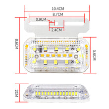 Load image into Gallery viewer, 1Pc 44LED 24V Truck Side Marker Lights Car External Lights Signal Indicator Lamps Warning Tail Light Trailer Lorry