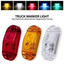 Load image into Gallery viewer, Car 24 LED Side Marker Lights External square Lights Warning Tail Light Auto Trailer Truck Lorry clearance Lamps 12-36V