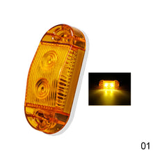 Load image into Gallery viewer, Car 24 LED Side Marker Lights External square Lights Warning Tail Light Auto Trailer Truck Lorry clearance Lamps 12-36V