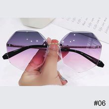 Load image into Gallery viewer, Metal Frameless Sunglasses Fashion Simple Polygonal Sunglasses UV Protection Outdoor Sunglasses For Women