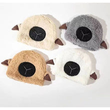 Load image into Gallery viewer, Sweet Cute Little Sheep Hat Thicken Warm Lamb Wool Hat Fashion Leisure Plush Hat Winter Outdoor Warm Hat