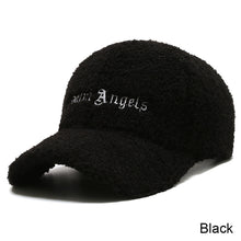 Load image into Gallery viewer, Women Men Lamb Wool Thermal Baseball Cap Fashionable Versatile Cap Casual Adjustable Lamb Wool Cap for Autumn and Winter
