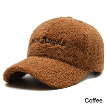 Load image into Gallery viewer, Women Men Lamb Wool Thermal Baseball Cap Fashionable Versatile Cap Casual Adjustable Lamb Wool Cap for Autumn and Winter