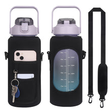 Load image into Gallery viewer, Outdoor Sport Water Bottle Cover Sport Camping Accessories Cup Sleeve Vacuum Cup Sleeve Pouch Portable Insulat Bag With Strap
