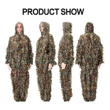 Load image into Gallery viewer, Men 3D Maple Leaf Ghillie Suits Jungle Sniper CS Bionic Camouflage Suit