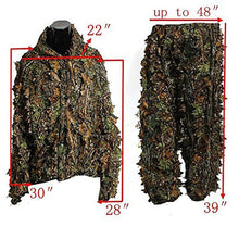 Load image into Gallery viewer, Men 3D Maple Leaf Ghillie Suits Jungle Sniper CS Bionic Camouflage Suit