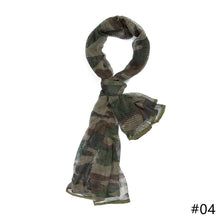 Load image into Gallery viewer, Outdoor Camping Hunting Military Tactical Scarf Camouflage Mesh Neck Scarf Sniper Face Scarf Veil Head Wrap