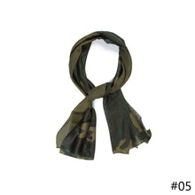 Load image into Gallery viewer, Military Tactical Scarf Camouflage Mesh Neck Scarf Sniper Face Scarf Veil Head Wrap For Outdoor Camping Hunting