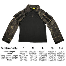 Load image into Gallery viewer, Camping Hunting Clothing Army CP Camouflage Multicam Military Combat T-Shirt Men Airsoft Paintball Tactical Shirt