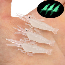 Load image into Gallery viewer, 4/10PCS Shrimp Fishing Lures Artificial Soft Shrimp Lure Worm For Fishing Bait Hook Sharp Crankbait Lures Silicone Prawn Bait
