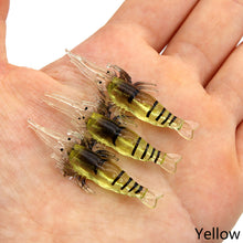 Load image into Gallery viewer, 4/10PCS Shrimp Fishing Lures Artificial Soft Shrimp Lure Worm For Fishing Bait Hook Sharp Crankbait Lures Silicone Prawn Bait