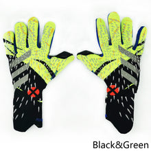 Load image into Gallery viewer, Unisex Football Gloves Soccer Goalkeeper Gloves Strong Grip Soccer Goalie Gloves Outdoor Sports Gloves Latex Football Gloves