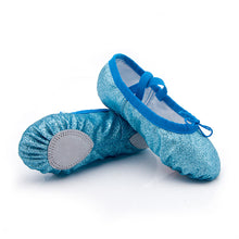Load image into Gallery viewer, Glitter Pink Ballet Dance Shoes Yoga Gym Flat Slippers Ballet Dance Shoes For Girls Children Women