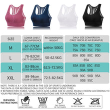 Load image into Gallery viewer, Hollow Out Padded Sports Bra Top Women Seamless Breathable Mesh Workout Gym Bras Backless Push Up Fitness Yoga Bras