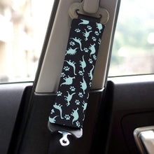 Load image into Gallery viewer, Pair Cartoon Car Seat Belt Cover Pad Head Support Car Seat Belt Pillow For Kids Seat Belt Shoulder Pads