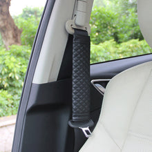 Load image into Gallery viewer, 2Pcs PU Leather Car Safety Seat Belt Covers Shoulder Protection Pad Padding Car Protection Accessories