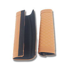 Load image into Gallery viewer, 2Pcs PU Leather Car Safety Seat Belt Covers Shoulder Protection Pad Padding Car Protection Accessories