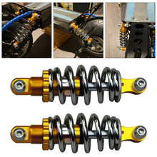 Load image into Gallery viewer, 2Pcs Universal 125mm Rear Shock Absorbers For Electric Bicycle Scooter,E Bike Spring Rear Shocks High Performance