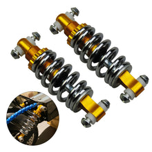 Load image into Gallery viewer, 2Pcs Universal 125mm Rear Shock Absorbers For Electric Bicycle Scooter,E Bike Spring Rear Shocks High Performance