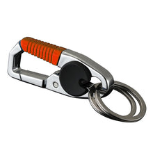 Load image into Gallery viewer, Stainless Steel Car Hook Lock Holder High-end Keychain Creative Buckle Carabiner Key Ring Outdoor