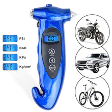 Load image into Gallery viewer, 5 in 1 LCD Digital Car High-precision Tire Tyre Air Pressure Gauge Tester Monitor Multifunctional Monitor