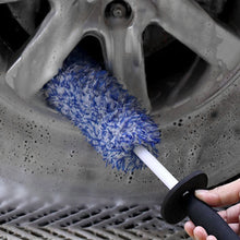 Load image into Gallery viewer, Car Wheel Wash Super Brush Microfiber Premium Wheels Brush Non-Slip soft Handle Cleaning Spokes Accessories
