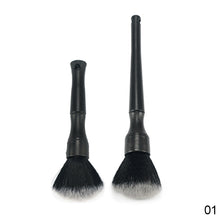 Load image into Gallery viewer, 2Pcs Car Detailing Brush Air Conditioner Auto Wash Accessories Cleaning Tools Detailing Vehicle Interior Supplies