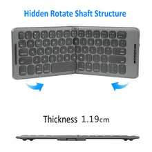 Load image into Gallery viewer, Foldable Wireless Bluetooth Keyboard USB Type C for Windows Android ios for ipad computer tablet pc phone keyboard