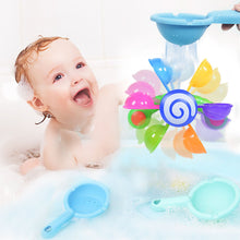 Load image into Gallery viewer, Colorful Waterwheel Bathing Sucker Baby Bath Toys Bathtub Water Spray Play Set Shower Sprinkler Toy For Kids Toddler Children